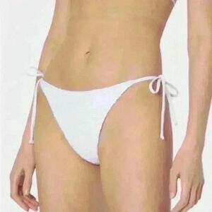 NWT Milly
Textured Waves String Bikini BottomsSz L $125